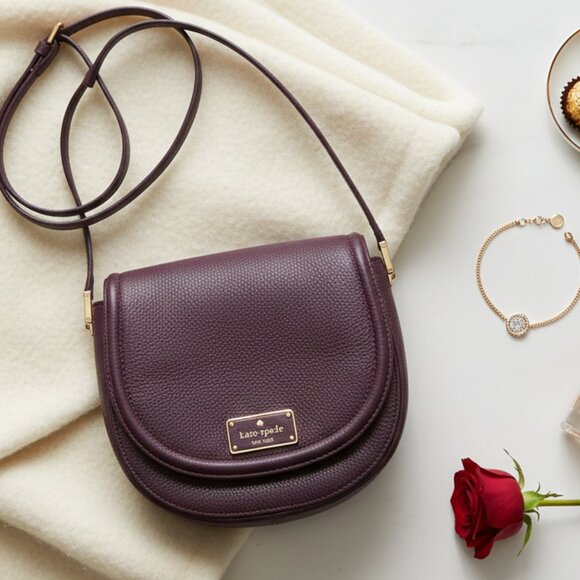 kate spade Handbags - Kate Spade Roulette Pebble Leather Crossbody
